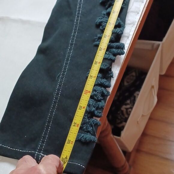 VANILLA SKY ‎ Ripped Blue Soft Skinny Jeans New  sz 7 - Picture 9 of 12